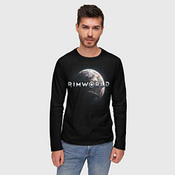 Лонгслив мужской Rimworld planet, цвет: 3D-принт — фото 2