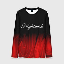 Мужской лонгслив Nightwish red plasma