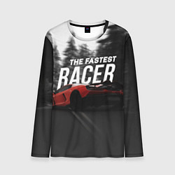 Мужской лонгслив The fastest racer