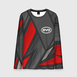 Лонгслив мужской BYD sports racing, цвет: 3D-принт