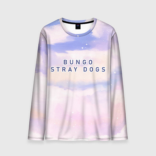 Мужской лонгслив Bungo Stray Dogs sky clouds / 3D-принт – фото 1