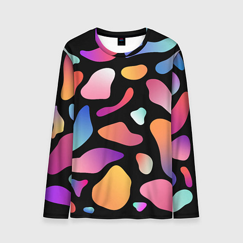 Мужской лонгслив Fashionable colorful pattern / 3D-принт – фото 1