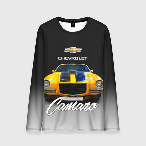 Мужской лонгслив Американский спорткар Camaro 1970 года / 3D-принт – фото 1