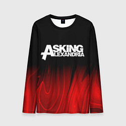 Мужской лонгслив Asking Alexandria red plasma