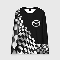 Мужской лонгслив Mazda racing flag