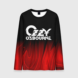 Мужской лонгслив Ozzy Osbourne red plasma