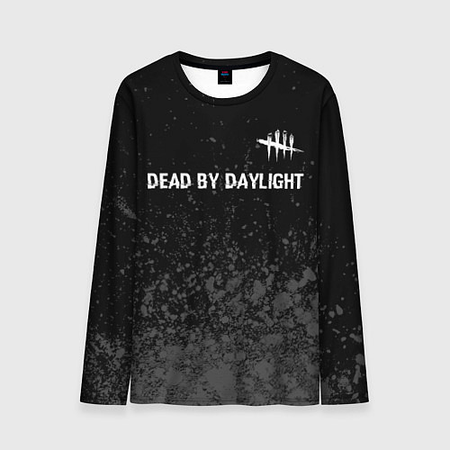 Мужской лонгслив Dead by Daylight glitch на темном фоне: символ све / 3D-принт – фото 1