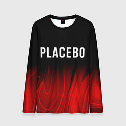 Лонгслив мужской Placebo red plasma, цвет: 3D-принт
