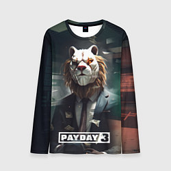 Лонгслив мужской Payday 3 lion, цвет: 3D-принт