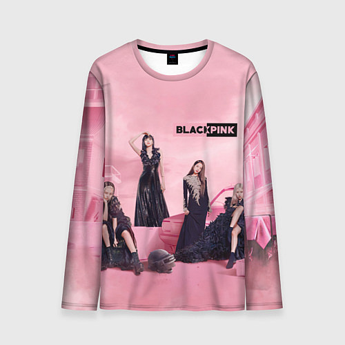 Мужской лонгслив Blackpink poster / 3D-принт – фото 1