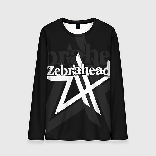 Мужской лонгслив Zebrahead - logo / 3D-принт – фото 1