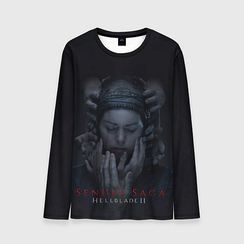 Мужской лонгслив Сенуа и руки Hellblade 2 / 3D-принт – фото 1