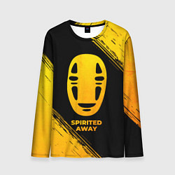 Мужской лонгслив Spirited Away - gold gradient