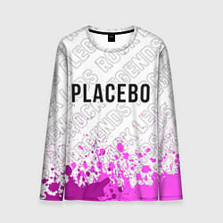Мужской лонгслив Placebo rock legends: символ сверху