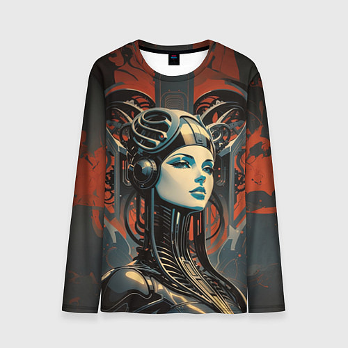 Мужской лонгслив Ксеноморф валькирия / 3D-принт – фото 1