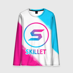 Мужской лонгслив Skillet neon gradient style