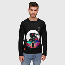Лонгслив мужской Лунная честь, цвет: 3D-принт — фото 2
