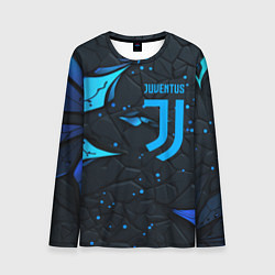 Мужской лонгслив Juventus abstract blue logo