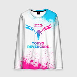 Мужской лонгслив Tokyo Revengers neon gradient style