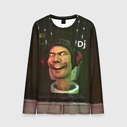 Лонгслив мужской Skibidi Toilet Dj, цвет: 3D-принт