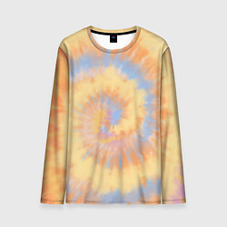 Лонгслив мужской Tie-Dye дизайн, цвет: 3D-принт