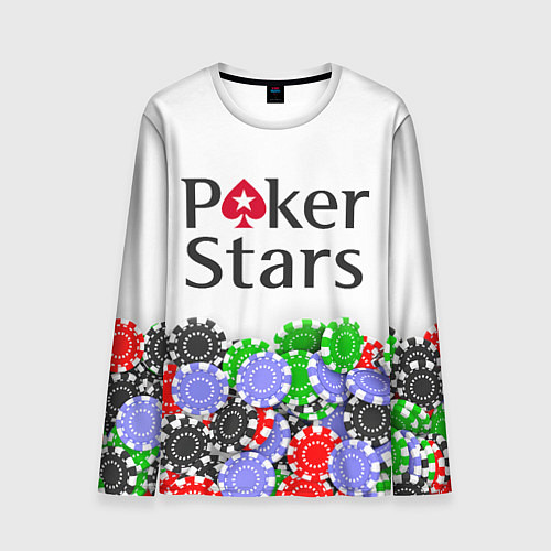 Мужской лонгслив Poker - игра для удачливых / 3D-принт – фото 1