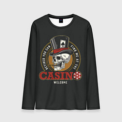 Лонгслив мужской Casino, цвет: 3D-принт