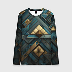 Мужской лонгслив Геометрический узор в египетском стиле