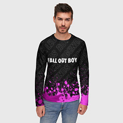 Лонгслив мужской Fall Out Boy rock legends посередине, цвет: 3D-принт — фото 2