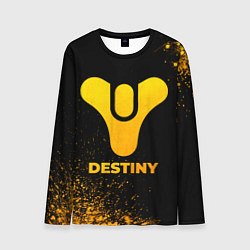 Мужской лонгслив Destiny - gold gradient