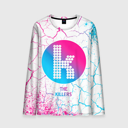 Мужской лонгслив The Killers neon gradient style / 3D-принт – фото 1