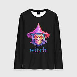 Мужской лонгслив Cartoon witch