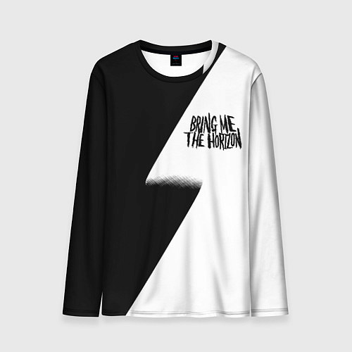 Мужской лонгслив Bring me the horizon black steel / 3D-принт – фото 1