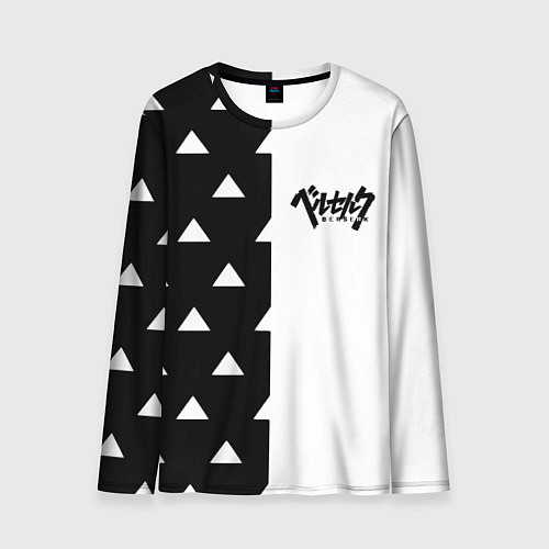 Мужской лонгслив Berserk triangle anime / 3D-принт – фото 1