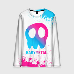 Мужской лонгслив Babymetal neon gradient style