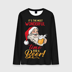 Мужской лонгслив It is the wonderful time for beer