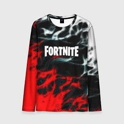 Мужской лонгслив Fortnite flame abstract