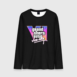 Мужской лонгслив Gta 6 vice city logo