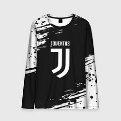 Лонгслив мужской Juventus спорт краски, цвет: 3D-принт