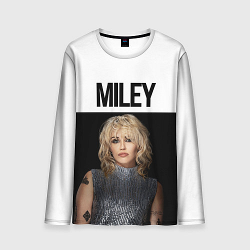 Мужской лонгслив Miley Cyrus / 3D-принт – фото 1