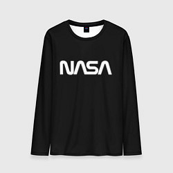 Мужской лонгслив NASA space logo