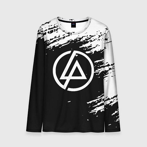 Мужской лонгслив Linkin Park - black and white / 3D-принт – фото 1