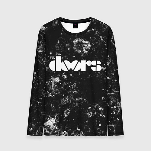 Мужской лонгслив The Doors black ice / 3D-принт – фото 1