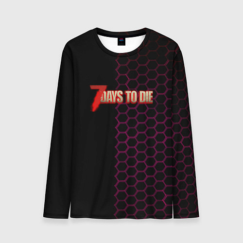 Мужской лонгслив 7 days to die зомби шутер / 3D-принт – фото 1