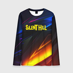 Мужской лонгслив Silent hill stripes neon