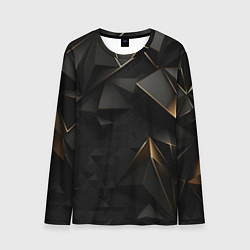 Лонгслив мужской Black gold luxury, цвет: 3D-принт