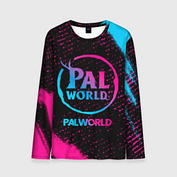 Лонгслив мужской Palworld - neon gradient, цвет: 3D-принт