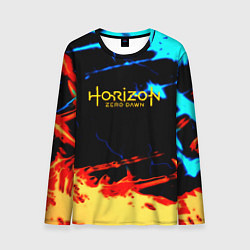 Лонгслив мужской Horizon zero dawn огонь и лёд, цвет: 3D-принт