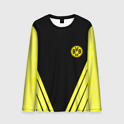 Мужской лонгслив Borussia geometry yellow