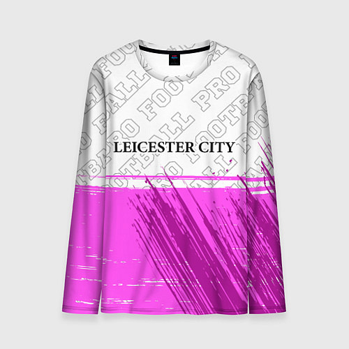 Мужской лонгслив Leicester City pro football посередине / 3D-принт – фото 1